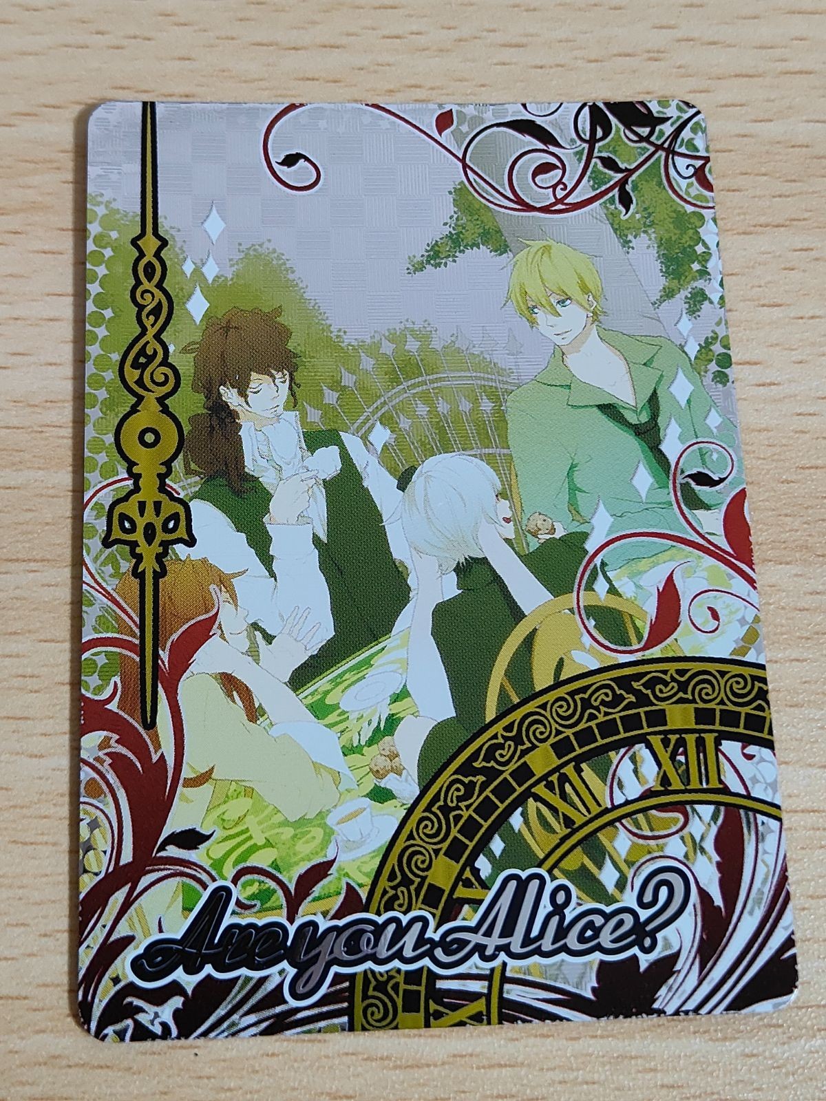 Are you Alice? アリス SPR 箔押し ムービック オトメイト BOX特典 イカレ帽子屋 アリス 白ウサギ チェシャ猫