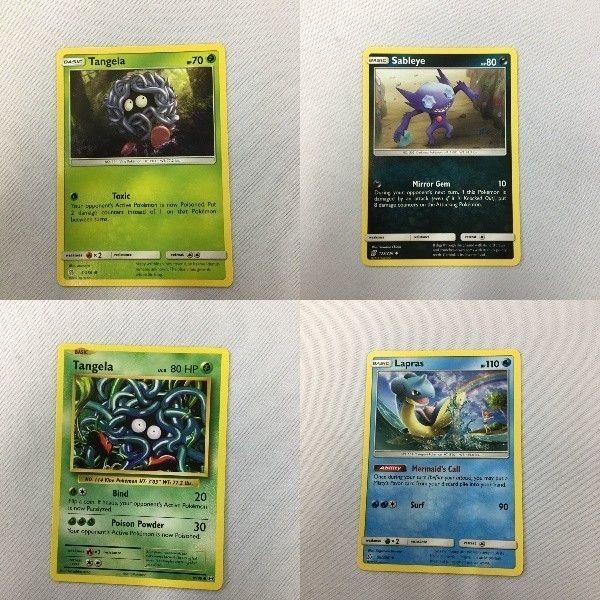 ポケモンカード 旧裏面 英語版 海外 モンジャラ ヤミラミ ラプラス 65 62 68 61