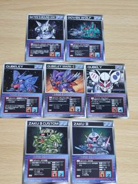 Scramble Gather Super Robot Wars Card Lot Qubeley Bound Doc