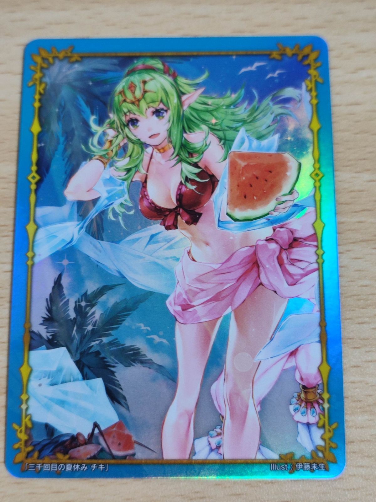 Fire Emblem Tiki Turn Marker Japanese Card Anime Game