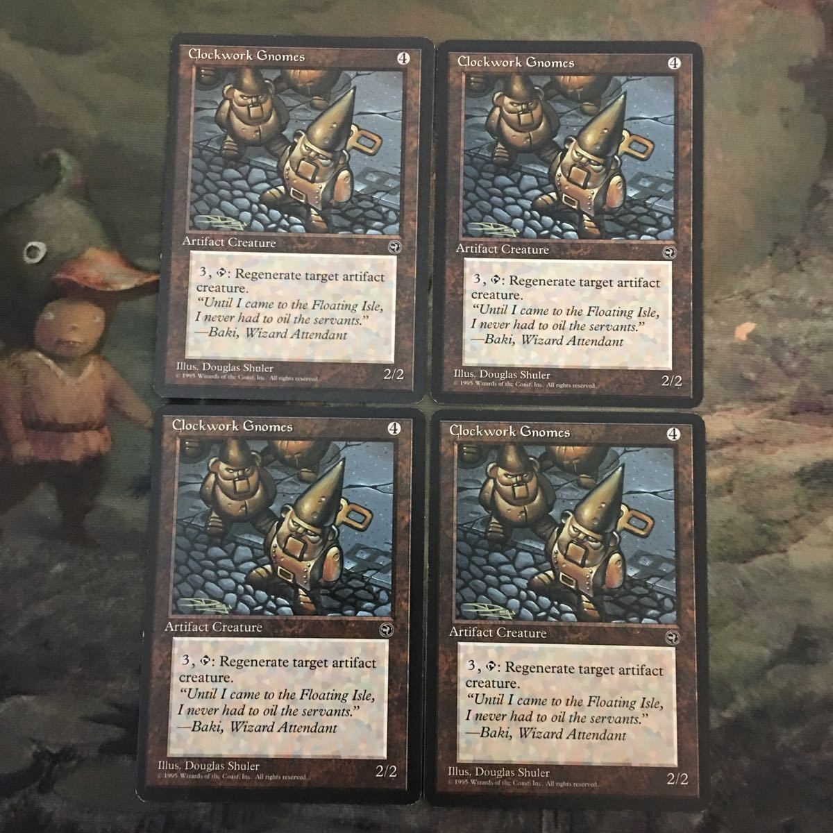 MTG マジックザギャザリング カード まとめ HML Clockwork Gnomes 4枚セット 42