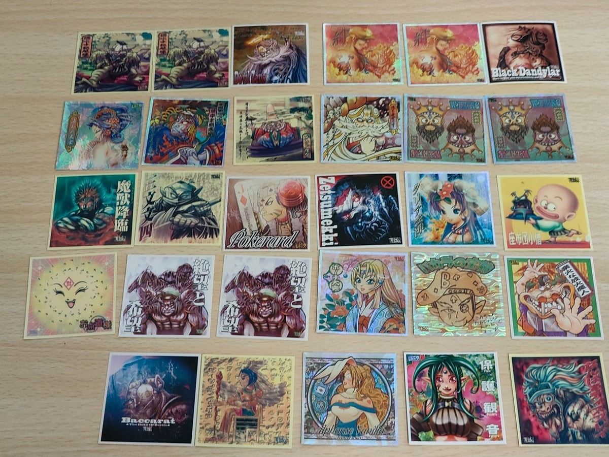 29種 ビックリマン2000 アートコレクション P.P. ALPHONSE-VANILLA(煌氷キラ) スーパーゼウス バカラ デビルゼウス まとめ ビックリマンシール