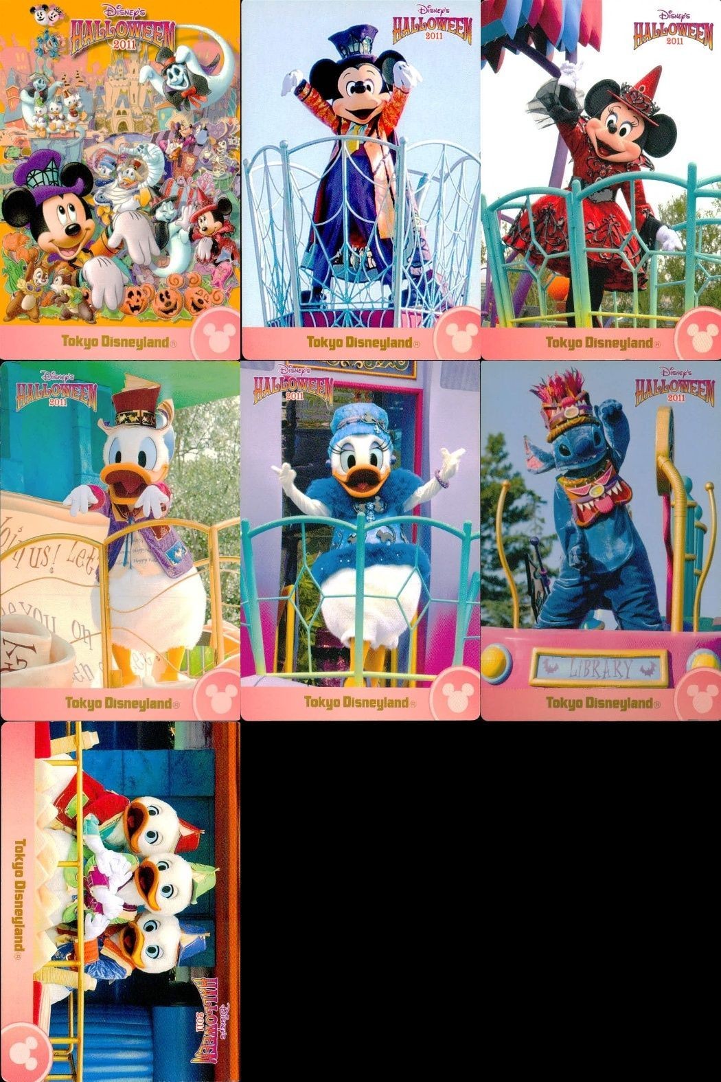 ディズニー コレクション カード まとめ 【 Halloween 2011
ハロウィーン2011】 東京 ディズニーリゾート DISNEY ミッキー