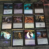 MTG Magic Black Foil Card Lot 12 Cards Zombie