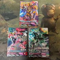 Gundam Tryage Unicorn Gundam Banshee NT-D Card Lot Japanese