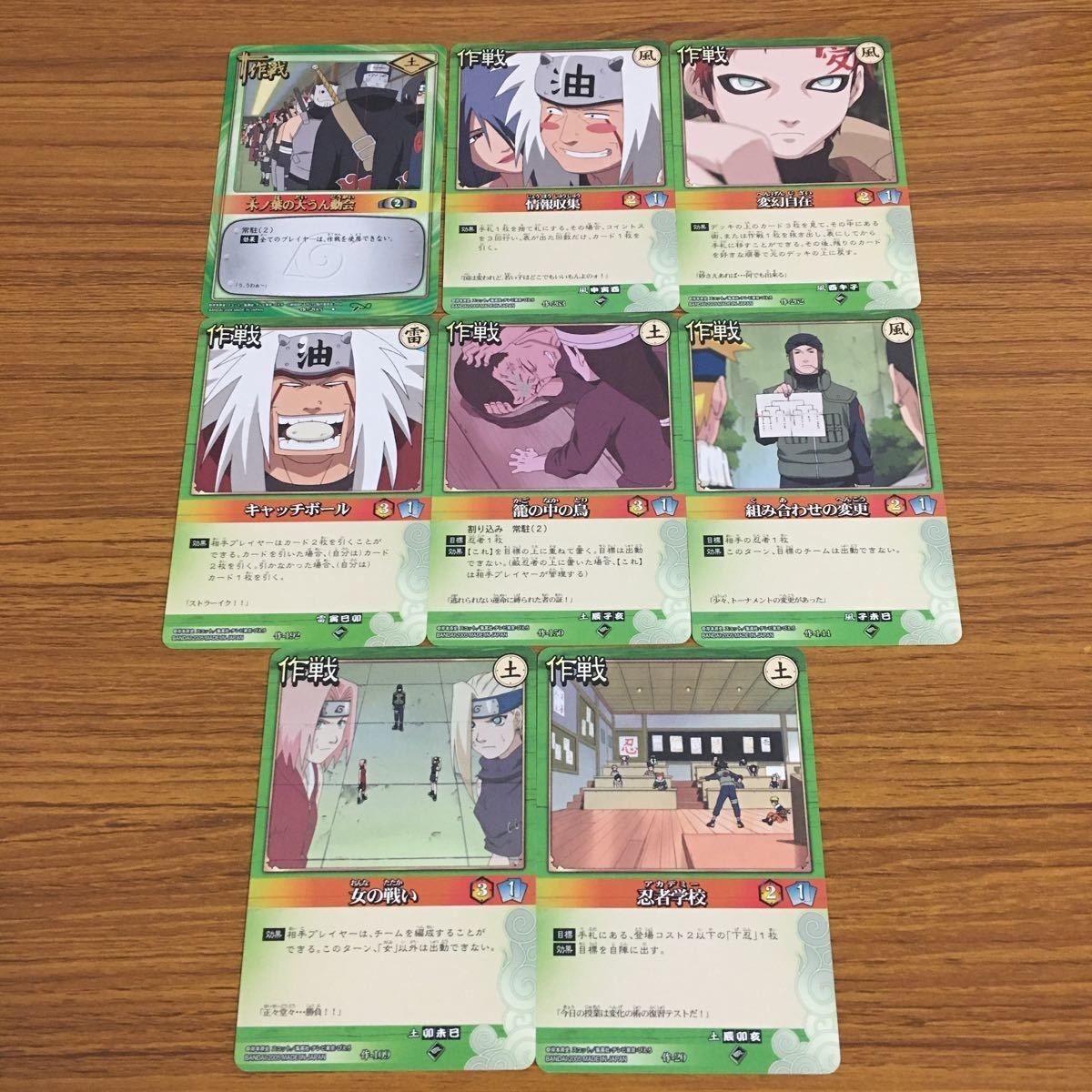 カード トレカ まとめ NARUTO ナルト 女の戦い 忍者学校 キャッチボール 籠の中の鳥 組み合わせの変更 変幻自在 71