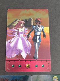 ガンダム ヒロイン ウエハース カード 森永 まとめ クリアカード ウェファーチョコ ラクスクライン キラ・ヤマト アスラン ミーアキャンベル ラクス サムネイル 2