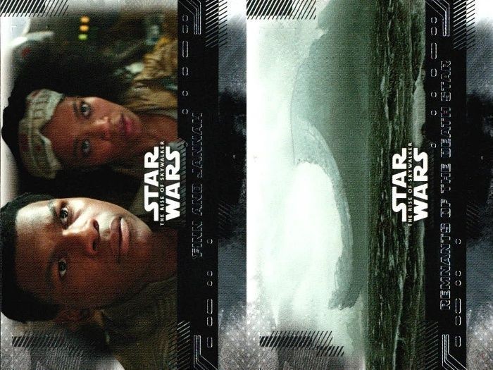 カード まとめ スターウォーズ Star Wars 70 FINN AND JANNAH フィンとジャナ 69 REMNANTS OF THE DEATH STAR デス・スターの残骸 Topps トップス