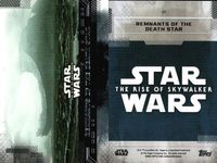 カード まとめ スターウォーズ Star Wars 70 FINN AND JANNAH フィンとジャナ 69 REMNANTS OF THE DEATH STAR デス・スターの残骸 Topps トップス サムネイル 3