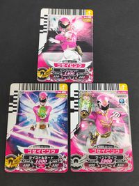 スーパー戦隊 ダイスオー EX DX カード まとめ ゴセイジャー ゴセイピンク No.3-004 No.3-005 No.2-008