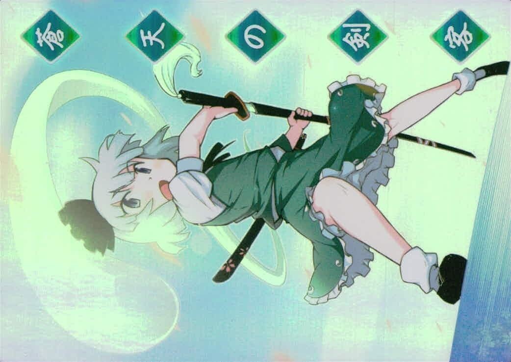 Touhou Youmou Kira Holo Japanese Anime Card