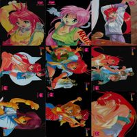 Versatile Culture Nekmusume Card Carddass 45 Type Clear Set サムネイル 2