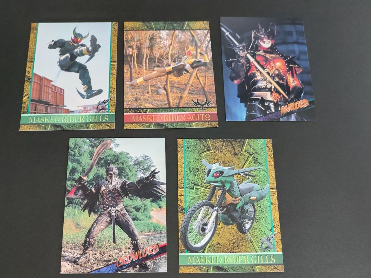 仮面ライダー アギト 03 17 18 69 75 アマダ アントロード ギルスレイダー クロウロード