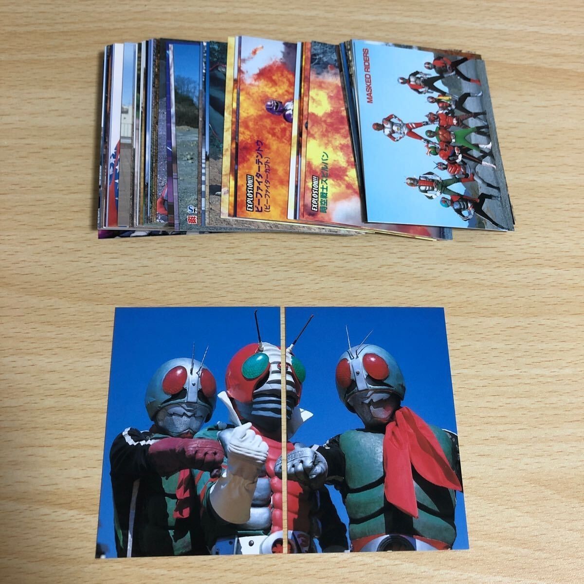 Kamen Rider Beetle Kabuto Card Lot Semi Complete 49 Cards