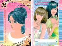 カード オシャレ魔女 ラブ and ベリー ヘア＆メイクアップ まとめ H マニッシュブルー あげあげパイナップル あみ×2ハーフカット ロングアップヘア 着せ替え 美少女 サムネイル 5