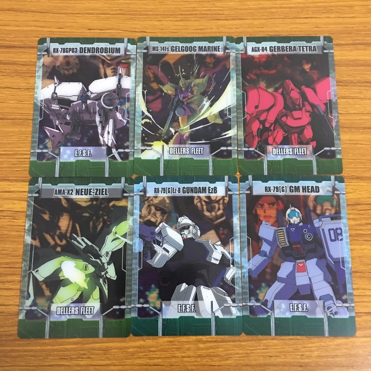 Gundam Card Lot Gelgoog Gerbera Tetras Geara Zulu Clear Prism