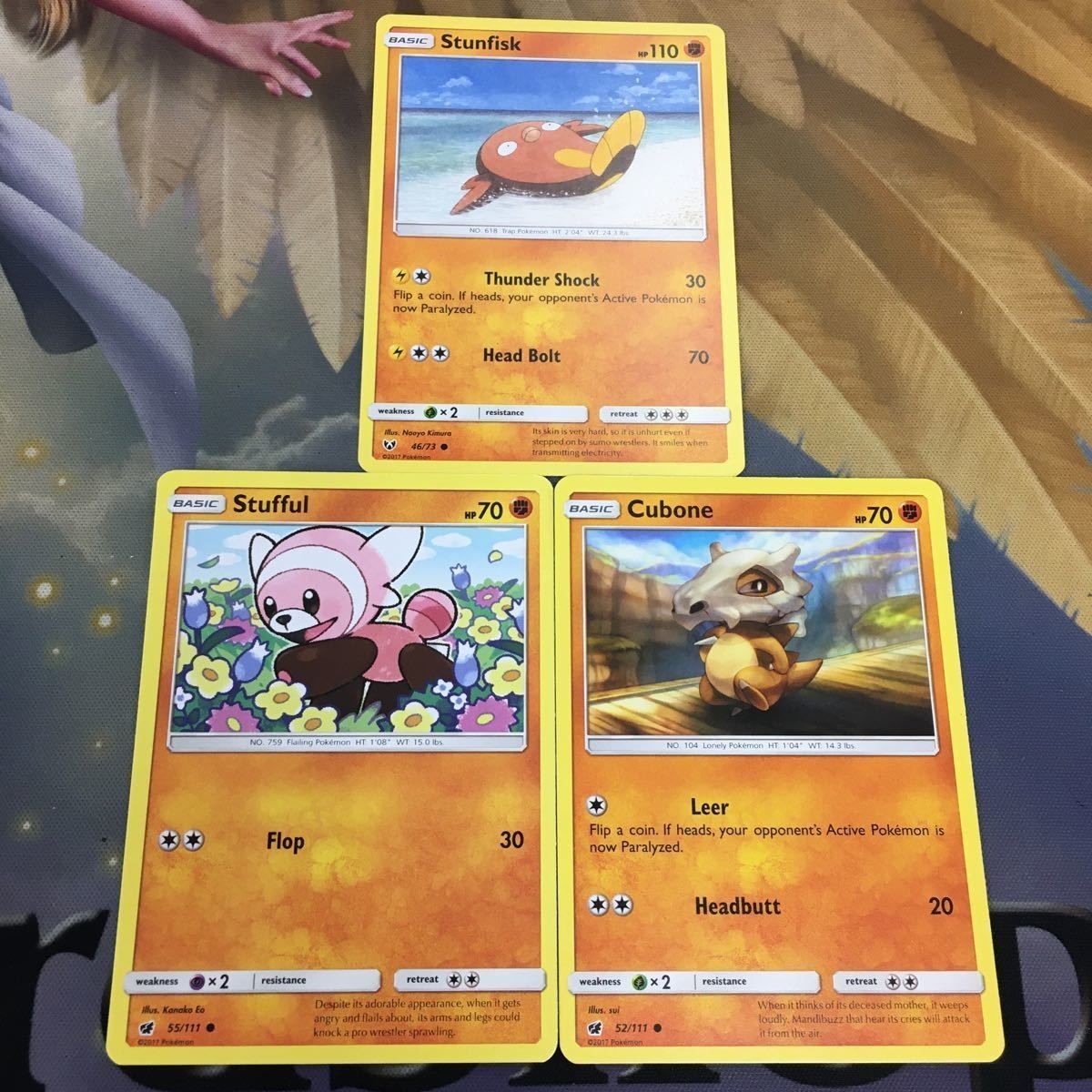 ポケモンカード 旧裏面 英語 海外版 3枚 マッギョ ヌイコグマ カラカラ 34