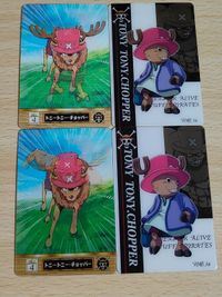 One Piece Gummy Card 3D Changing Chopper Japanese