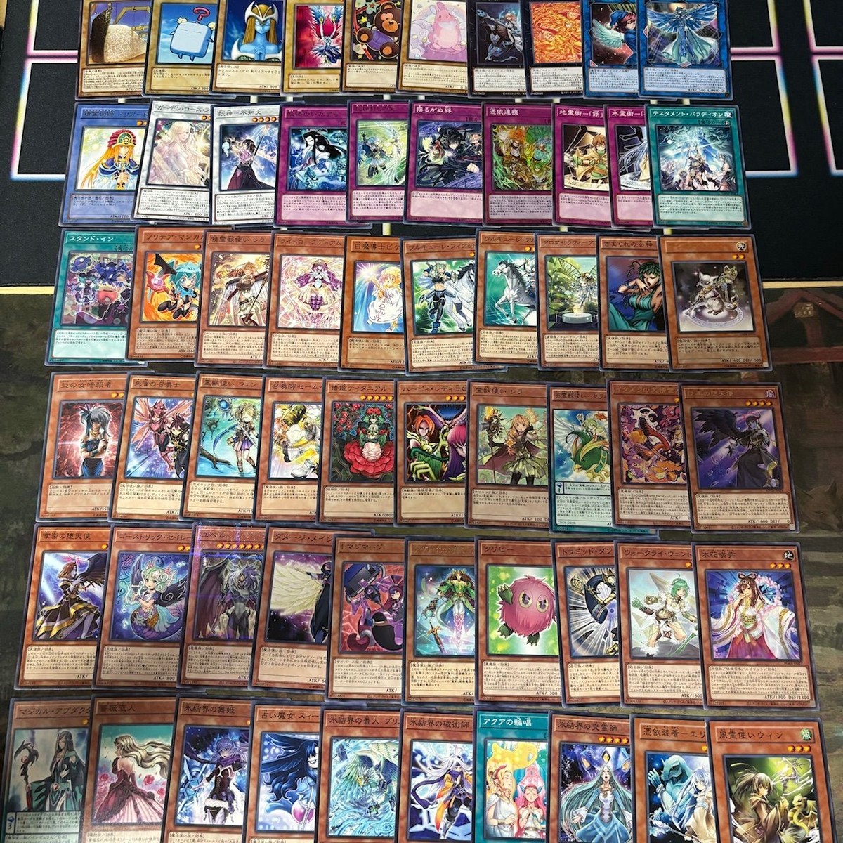 かわいい系 美少女系 被り無しコレクション 60枚 まとめ 遊戯王 霊使い ドリアード メルフィー ラビィ