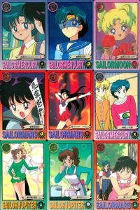 Sailor Moon R Card Lot Amada Mercury 91-114