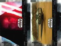 カード まとめ スターウォーズ Star Wars 76 THE DARK SIDE OF REY レイのダークサイド 75 RACING TO CONFRONTATION 対決への疾走 Topps トップス サムネイル 1