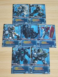 Gundam Card Builder Gundam EZ8 Rare Lot Japanese