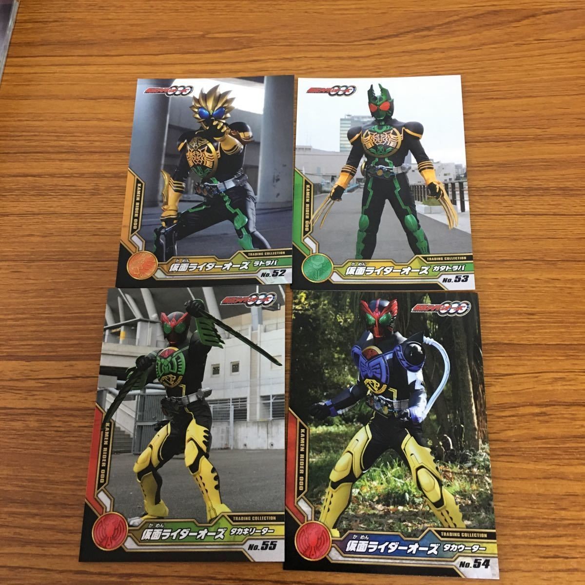 Kamen Rider OOOs Card Lot 48pcs Japanese Bandai