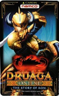 Tower of Druaga Online IC Card Japanese Vintage