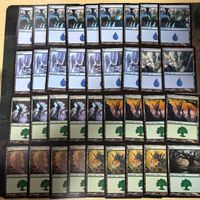 MTG Magic Gathering Lands Island Forest 36 Commander EDH サムネイル 2