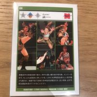 asami Signed Card Karate Fighter 37/70 BBM 2005 サムネイル 2