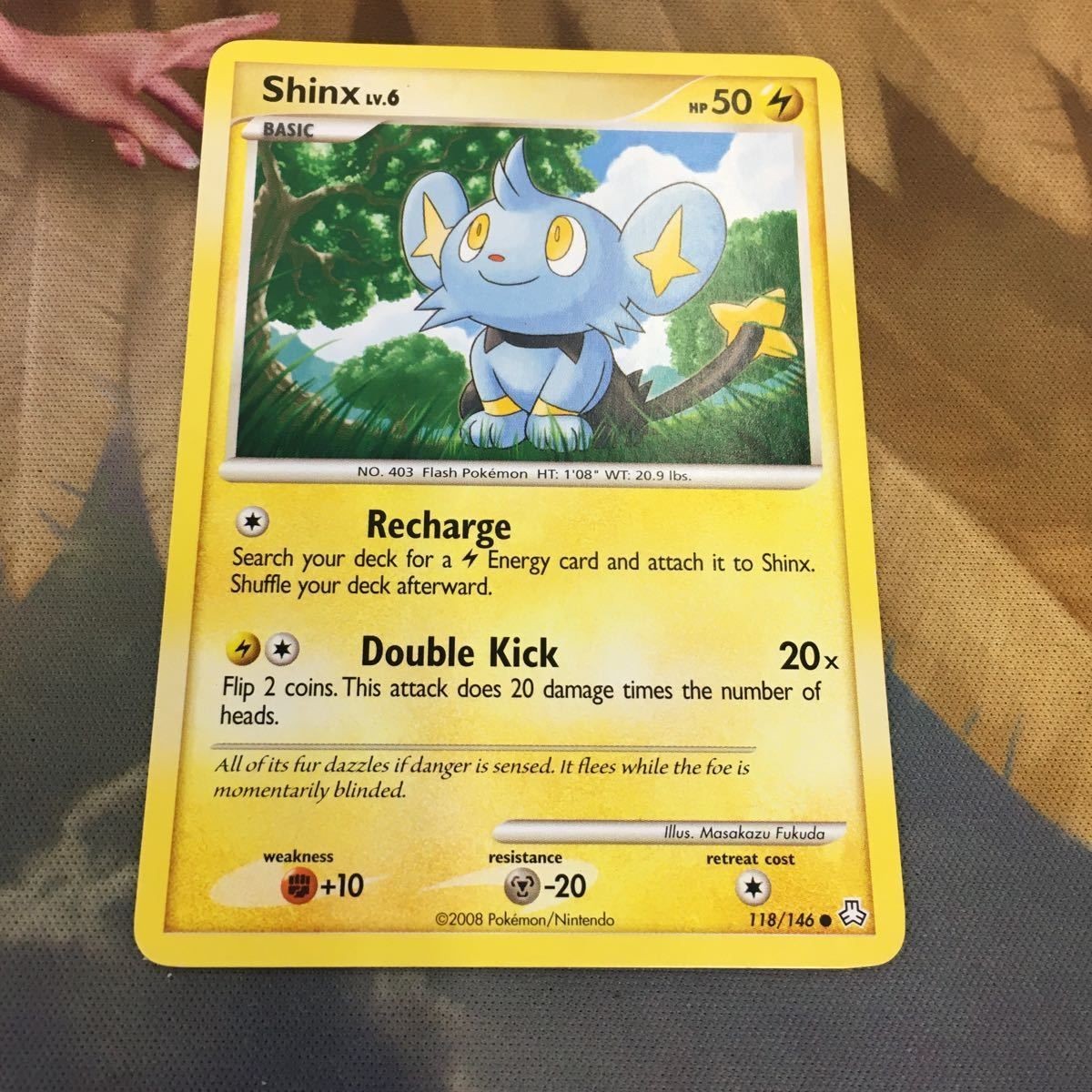 ポケモンカード 旧裏面 海外 英語版 1枚 コリンク 68 Shinx
