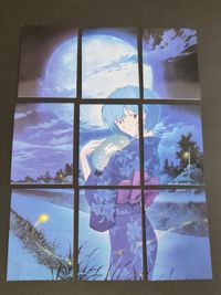 希少 第4版 新世紀エヴァンゲリオン カード 綾波レイ 浴衣 パズル PP1 PP2 PP3 PP4 PP5 PP6 PP7 PP8 PP9 カードダスマスターズ サムネイル 1