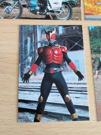 カルビー仮面ライダー カードR 発売告知 限定生産カード「スカイターボ(スカイライダー)」 仮面ライダーBLACKvsシャドームーン リボルクラッシュ 仮面ライダーブラックRX サムネイル 4