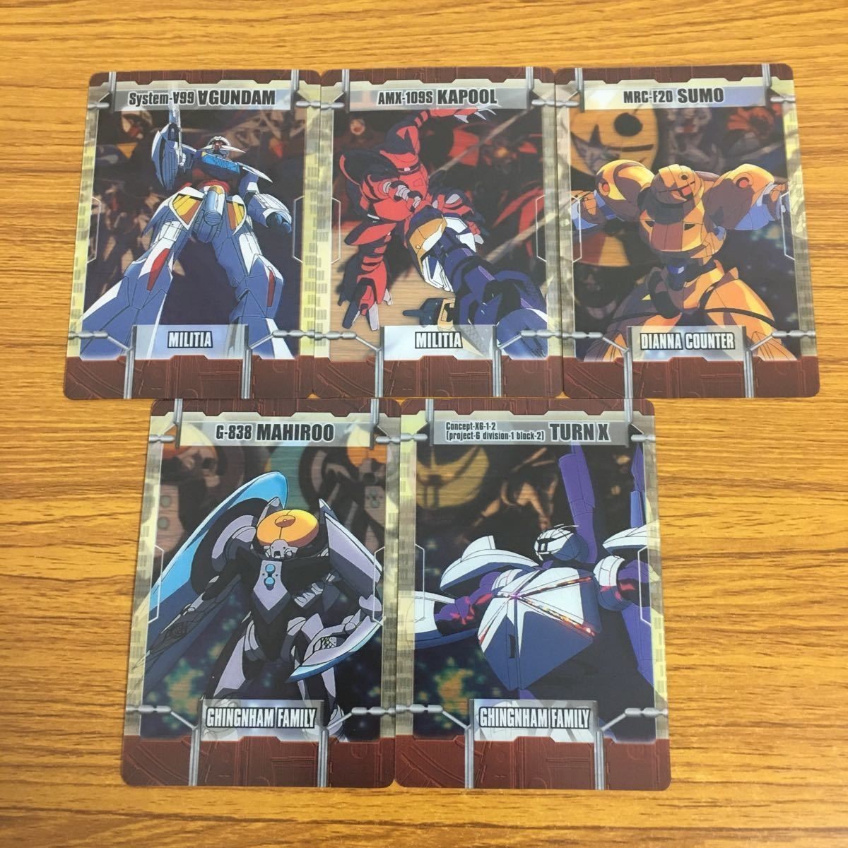 クリア カード トレカ まとめ ガンダム ハリー 専用 スモー コレン専用 カブル ターンエー ターンX マヒロー 36
