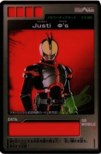 Kamen Rider Maxi Single Card Justy First Edition Anime