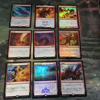 MTG Magic Foil Cards Lot 9pc Vintage Rare Holo