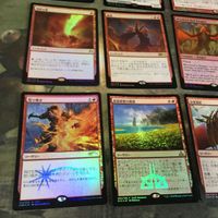 赤 優良 Foil 直近高騰カード 被り無しコレクション 9枚 MTG まとめ 溶鉄の渦 複視 蜥蜴丸 古えのヘルカイト 混沌の学部長 サムネイル 4