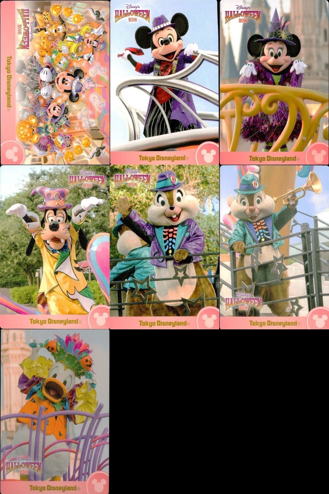 ディズニー コレクション カード まとめ 【 Disney's Halloween 2016
ディズニー・ハロウィーン2016】 東京 ディズニーリゾート DISNEY ミッキー