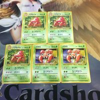 ポケモンカード 旧裏面 5枚 アンノーン タケシのサンド NO.201 パラセクト NO.027 21 NO.047 23 サムネイル 3