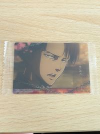進撃の巨人 リヴァイ ウエハース クリアカード