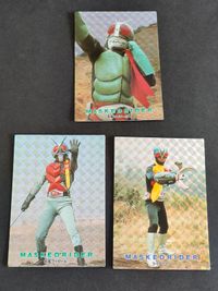仮面ライダー アマダ No.10 96 92 ライダーマン 仮面ライダーX 仮面ライダー2号 キラ ホロ まとめ プリズム トレーディングコレクション サムネイル 2
