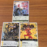 レンジャーズストライク カード まとめ 忍者戦隊 カクレンジャー ニンジャレッド ニンジャブラック 文字レア 36 サムネイル 1