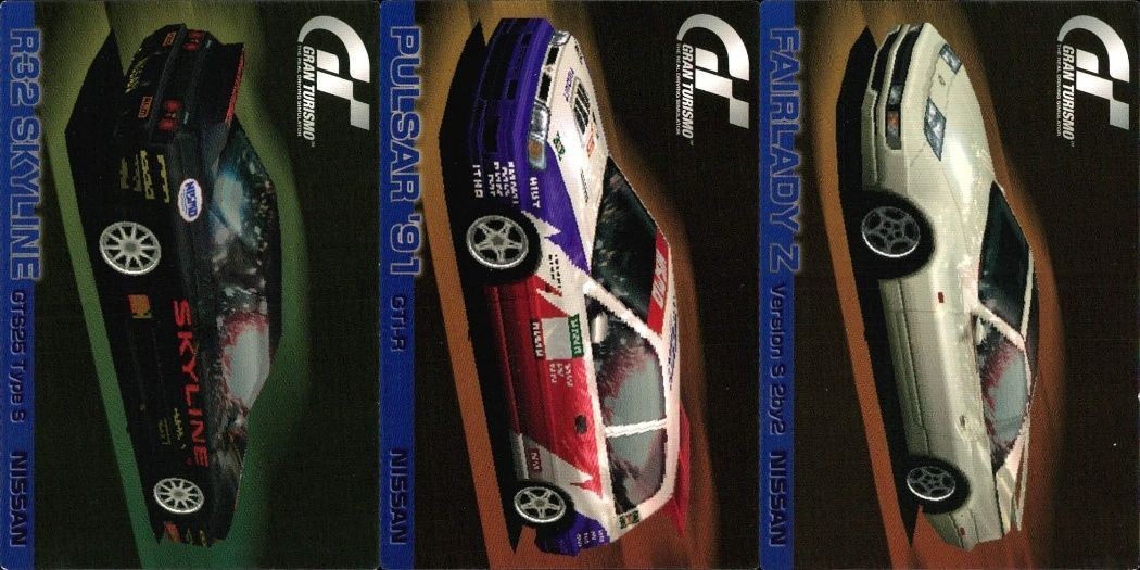 カード グランツーリスモ ヒントカード まとめ フェアレディ Z パルサー スカイライン R32 日産 GRAN TURISMO コレクション 1997