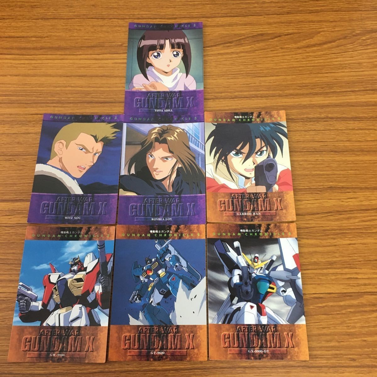 Mobile New Century Gundam X Carddass Masters Tifa Garrod Loabee Witz