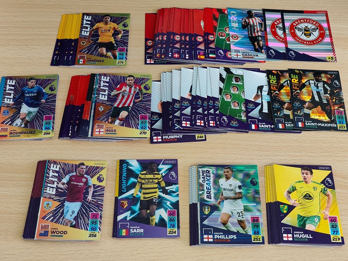 プレミアリーグ カード panini パニーニ 2021/2022 2021/22 まとめ ブレントフォード ウルヴス ニューカッスル リーズ エヴァートン ワトフォード バーンリー o6-1 b040