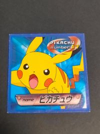 Pokemon Pikachu Sticker Card Diamond Pearl Sealed