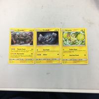 ポケモンカード 旧裏面 海外 英語版 3枚 イシツブテ オドリドリ ゴローン 40