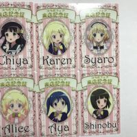 交渉歓迎 cas4 ハロー きんいろモザイク ご注文はうさぎですか？ 来店記念証 まとめ コラボ アリス アヤ チヤ ヨウコ サムネイル 3