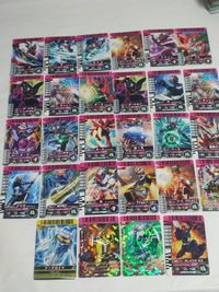 仮面ライダー カード まとめ ガンバライド ブラックRX フードロイド オーズ W ギャレン サバイブ バース クウガ 電王 アクセルブースター ウィザード R
