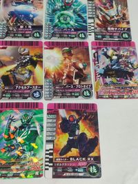 仮面ライダー カード まとめ ガンバライド ブラックRX フードロイド オーズ W ギャレン サバイブ バース クウガ 電王 アクセルブースター ウィザード R サムネイル 4